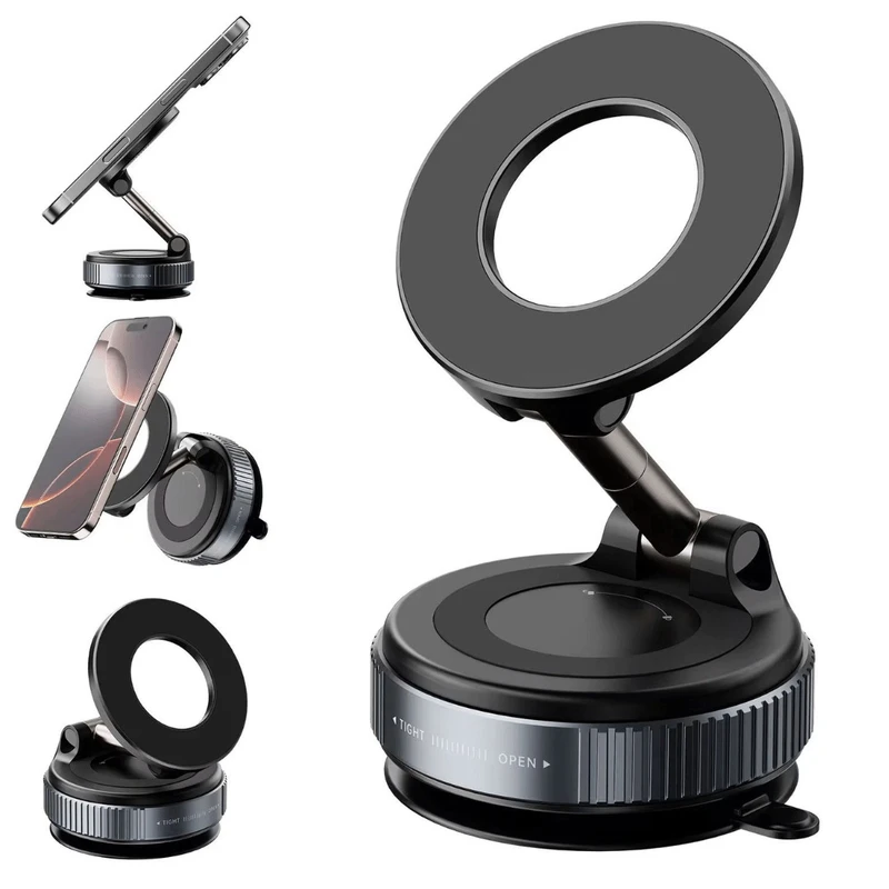 پایه نگهدارنده گوشی موبایل مدل X68 Vacuum Suction Magnetic Bracket